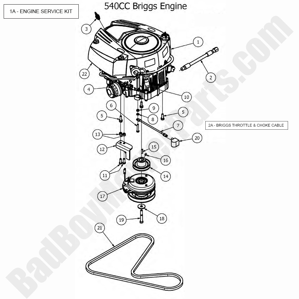 2017 MZ & MZ Magnum - Engine - Briggs 540